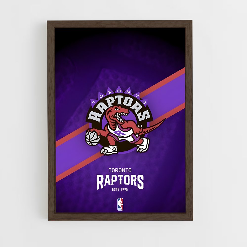 Poster Purple Raptors – affiche Basketball (vue 5)